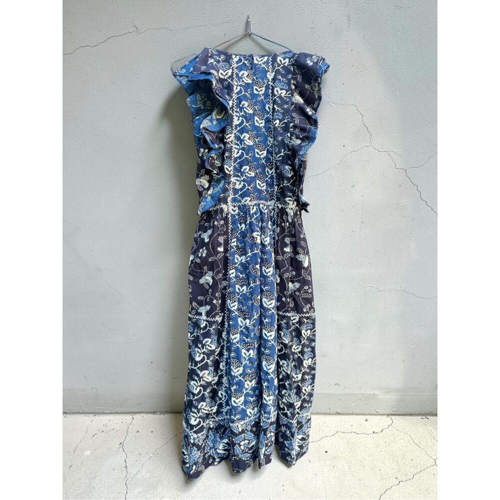 ULLA JOHNSON CITRA DRESS IN INDIGO - New! - Picture 3 of 10